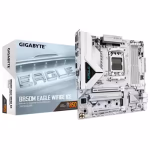 Gigabyte B850M EAGLE WIFI6E ICE AMD AM5 DDR5 Micro-ATX Motherboard