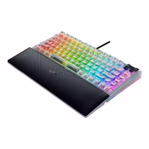 Razer BlackWidow V4 75% Phantom White Hot-swappable Gaming Keyboard