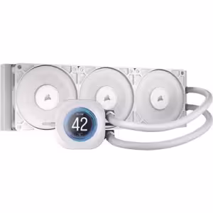 Corsair Nautilus 360 RS LCD 360mm Liquid CPU Cooler White