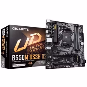Gigabyte B550M DS3H R2 AMD B550 Socket AM4 Micro ATX Motherboard