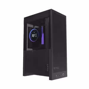 NZXT H2 Flow SFF Case Black, Mini ITX, USB-C