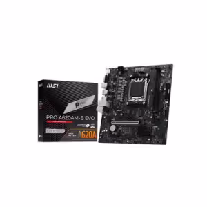 MSI PRO A620AM-B EVO AMD A620 AM5 DDR5 M-ATX Motherboard