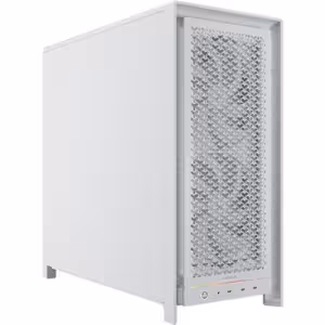 Corsair 5000D Workstation Mid Tower Case White-ATX Support, 9 PCI Slots