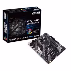 ASUS PRIME B550M-K ARGB AMD B550 Socket AM4 Micro-ATX Motherboard
