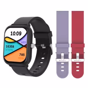 Entity Aero Smartwatch Black with 2 Straps