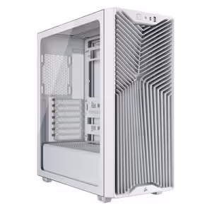 Corsair 3200D RS White Mid Tower Case Tempered Glass USB-C