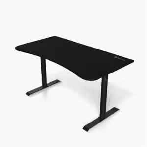 Arozzi Arena Medium Gaming Desk Black with Full-Surface Mousepad