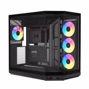 HYTE Y50 RGB Mid Tower Case Pitch Black