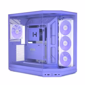 HYTE Y50 RGB Mid Tower Case Taro Milk E-ATX Support