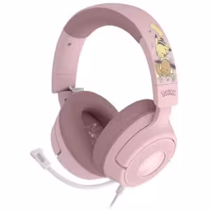 Razer Kraken V4 X Pikachu/Eevee Wired Gaming Headset with 7.1 Surround Sound and USB-C