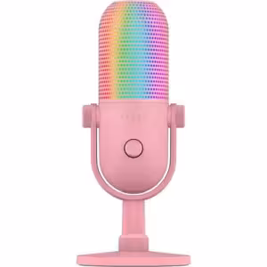 Razer Seiren V3 Chroma 32-Bit DSP Supercardioid Streaming Microphone Quartz