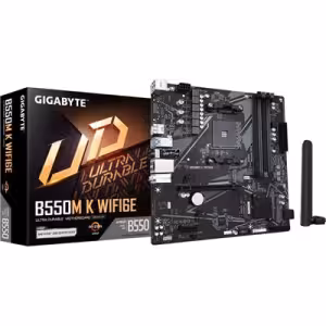 Gigabyte B550M K WIFI6E AMD B550 Socket AM4 Micro ATX Motherboard