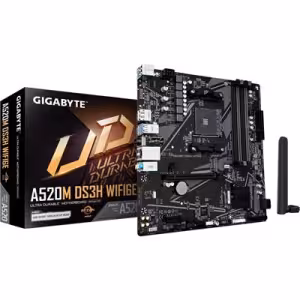 Gigabyte A520M DS3H WIFI6E AMD Socket AM4 Micro ATX Motherboard