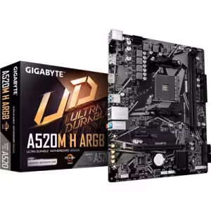 Gigabyte A520M H ARGB Socket AM4 DDR4 Micro-ATX Motherboard