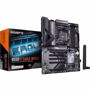 Gigabyte B550 X EAGLE WIFI6E AMD Socket AM4 Motherboard DDR4, 2.5GbE LAN