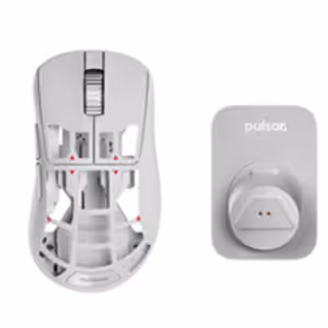 Pulsar Feinmann F01 Alpine White Wireless Gaming Mouse 8000Hz 46g